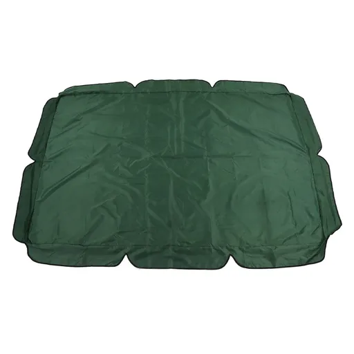 Swing Canopy 600D Silver Coated Oxford Cloth Waterproof Swing Top Cover for Outdoor Dark Green