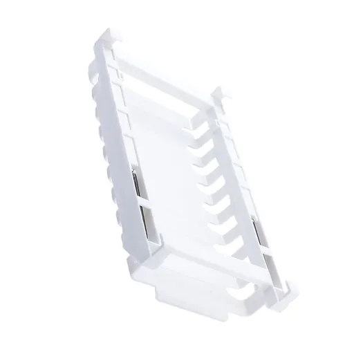 Adjustable White Fridge Organizer Drawer for Home Kitchen Use with Easy Installation and Strong Load Capacity