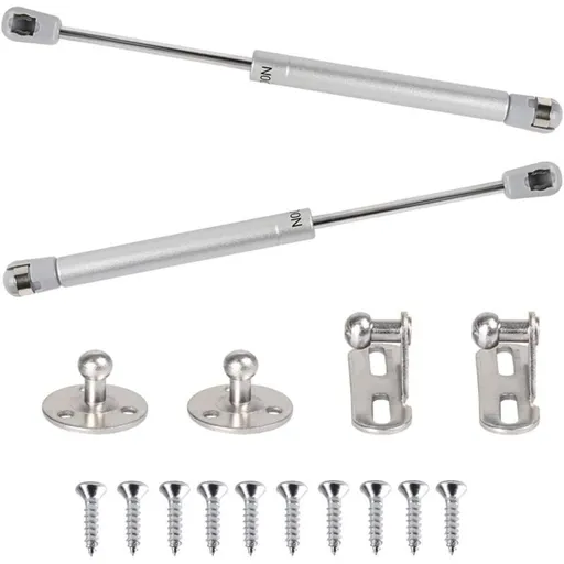 2 Pack 100N Gas Springs Hydraulic Struts with Screws for Cabinet Cupboard Door, 265mm
