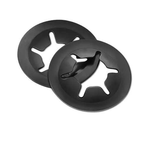 M12 Internal Tooth Star Lock Washers, Quick Speed Locking Washers, Steel Black Finish Push on Locking Washer, Speed Retaining Clips Fasteners, 50 PCS
