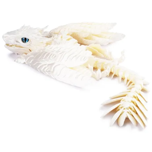 3d Printed Fidget Toys 3D Printed Articulated Dragon Figure Crystal Ornament Fidget Toy with Flexible Joints for Desk Decor Collectible 3d Printed Animals