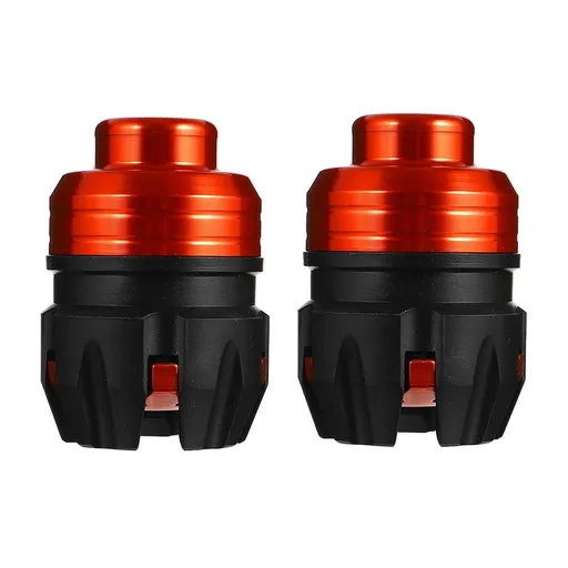 2 Motorcycle Frame Sliders Crash Protector Motorcycle Front Rear Fork Wheel Crash Protector for Motorbike Motorcycle 6.8X5.1cm Orange