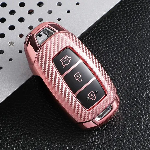 Car Key Case for Hyundai Sonata Elantra ix35 Morning. D-rose gold