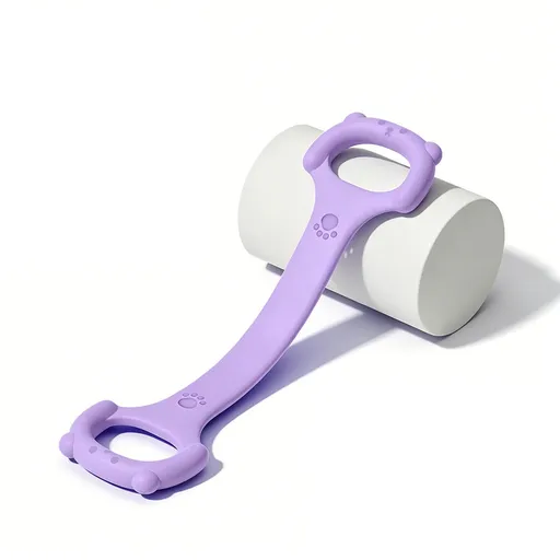 Resistance Band - 40 lbs - High-Elasticity, Break-Resistant - Home Shoulder and Back Shaper - One-Piece Construction - Yoga Stretch Band - Back Training Tool - Back Shaping - Portable Fitness Equipment - Purple - 1 Piece