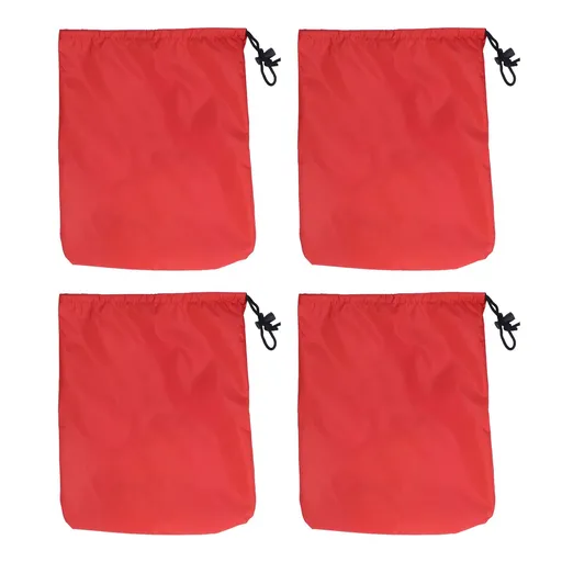 4PCS Car Rearview Mirror Protective Cover 190T Polyester Taffeta Faucet Frost Guard CoverRed
