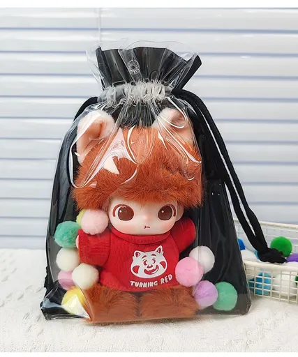 PVC Doll Storage Bag Clear Travel Organizer