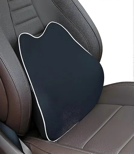 Comfort Lumbar Support Cushion Back Support Pillow Breathable Vehicle Seat Back Support Black