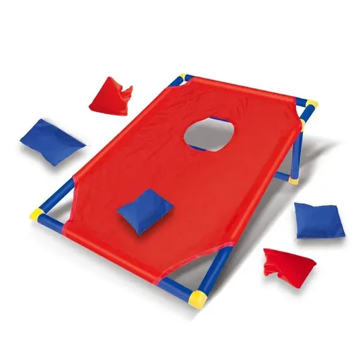 kids outdoor toys throwing game bean bag toss set foldable portable hand eye coordination educational toy family party camping interactive equipment red