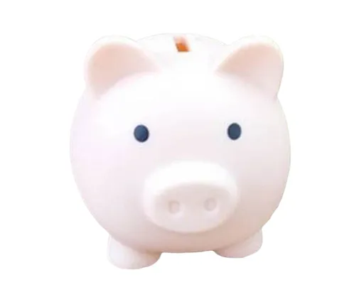Christmas Cartoon Pig Shaped Money Saving Box Bank Coins Storage Case Home Decor-Meat Color L