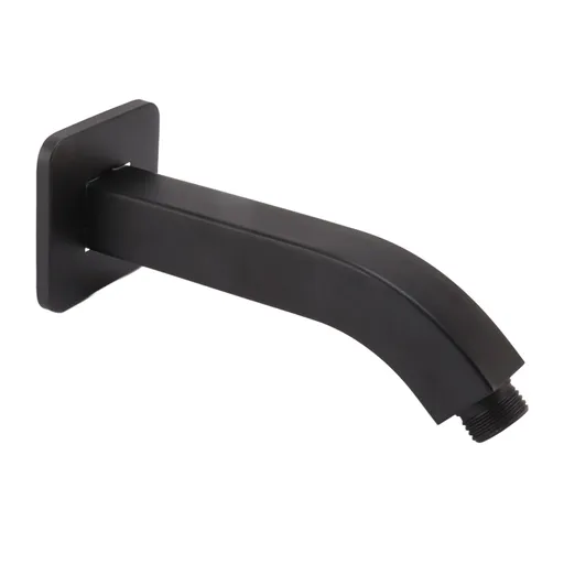 Shower Arm Extension Tube Brass Shower Head Extender Home Decoration NPT for Bathroom Black
