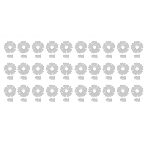 30 Set Hummingbird Feeder Flowers Hanging Bird Feeding Ports Replacement Parts Garden SuppliesWhite