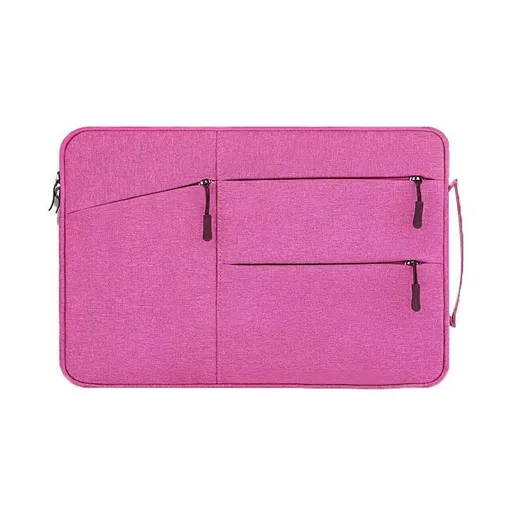 Laptop Sleeve Travel Bag Carry Case For MacBook Air Pro For 12.9”-13.3” - Rose Red