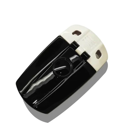 Car Jazz BMW Key Case ABS Shell Black shell with white head cover