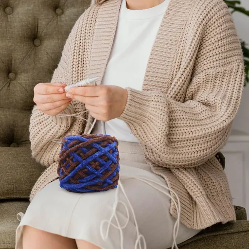 Thick DIY Crochet Yarn Soft Durable Segment Dyed Bulky Yarn 100g 325m for Sweater Doll Scarf Craft Making