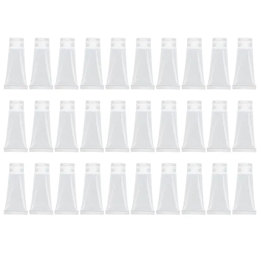 30pcs Empty Cosmetic Bottle Portable Lightweight Lotion Shampoo Squeeze Bottle for Travel