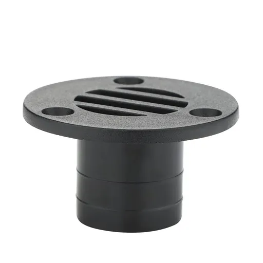 Nylon Boat Floor Deck Drain Fit for Yacht Kayak Deck Drainage Supplies, Black, Free Mounting Screws