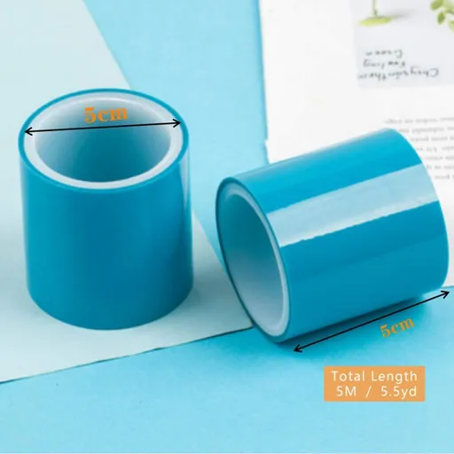 Blue Craft Tapes Seamless Sticky Paper TapeTraceless Adhesive Tape for Hollow Frame Bezels Epoxy Resin DIY Craft Pendant Making