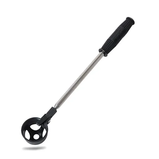 1 Pack Telescopic Golf Ball Retriever - Stainless Steel Shaft, Non-Slip Rubber Grip, 40cm to 200cm Adjustable Length, Portable Pick-Up Tool for Course and Water Hazards
