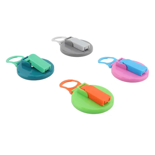 4pcs Soda Can Lid with Silicone Straw Reusable Leak Proof 2.13in Silicone Straw Can Cover for Daily Use
