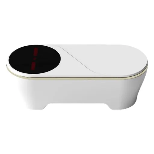 Infrared Single Host Automatic Sensors Toilet Flusher Touchless Auto Flushing Device Water-proof Auto Flusher Bathroom Accessories Enduring for Home and Public Use - White