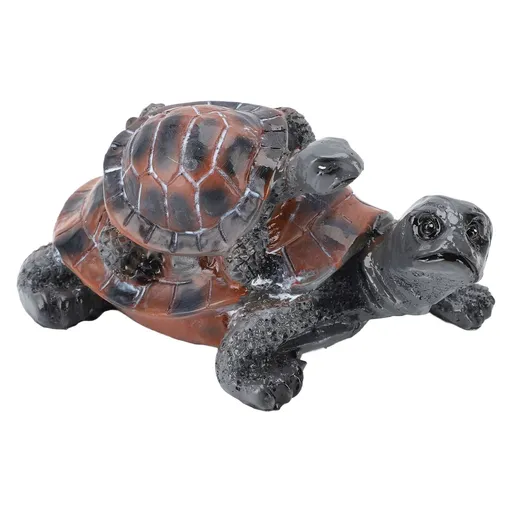Garden Statues Sea Turtle Figurine 13.5cm Synthetic Resin Decoration for Living Room Bedroom