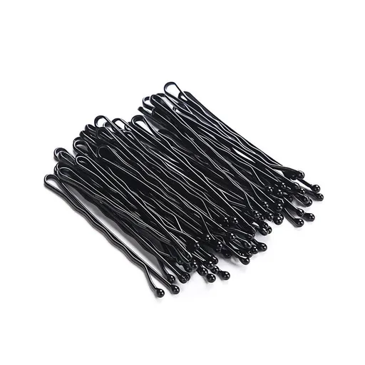 Black Alloy Side Hairpin Wave Style Women Wave 50 bags