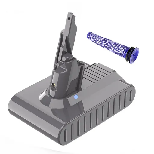6500mAh Battery + Pre Filter for Dyson V7 SV11 Motorhead Pro Animal Fluffy