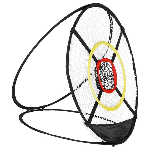 Black Golf Practice Net Outdoor Folding Design for Chipping and Pitching