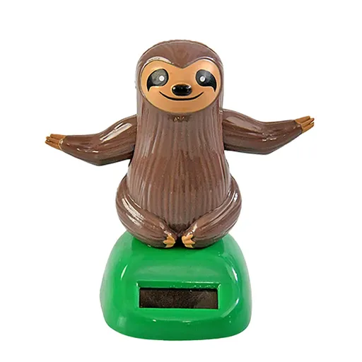 Solar Dancing Figures, Solar Powered Shaking Hand Doll Toys for Car Dashboard Decoration, Desk or Windowsill Decor