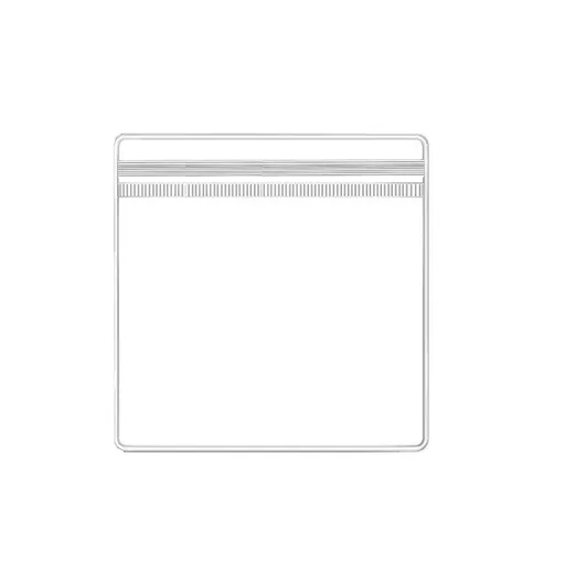 100pcs PVC Self-Sealing Jewelry Bags Anti-Oxidation Storage Dustproof Bags - 11*11cm