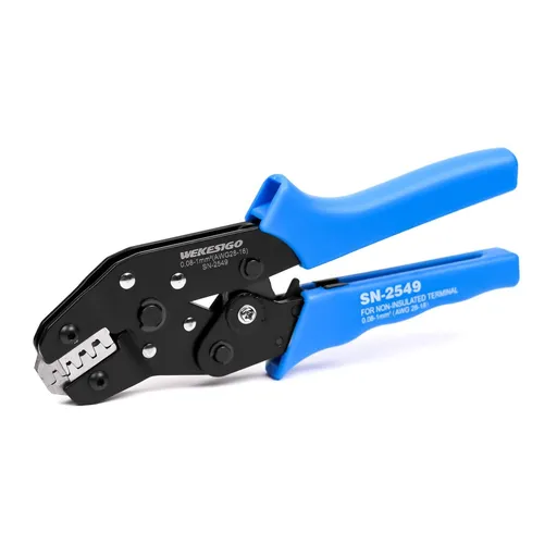 SN-2549 Ratcheting Crimping Tool EDM cutting jaw provides accurate and reliable crimping without damage