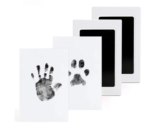 4PCS Babies Handprint and Footprint,Babies Imprint Kit for babies 0-6 Months