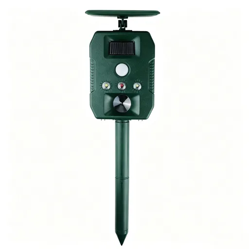 Solar Ultrasonic Animal Repellent Outdoor Cat Deterrent Deer Repellent Waterproof Solar Animal Repeller,Squirrel Repellent