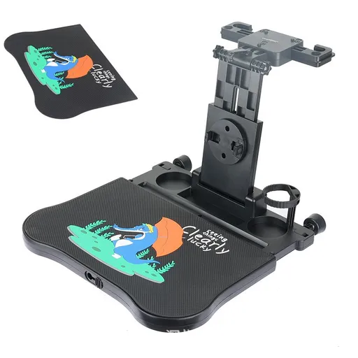 Car Computer Desk Waytogrow A08 Folding Chair Back Tray A08 table + small crocodile anti-slip mat