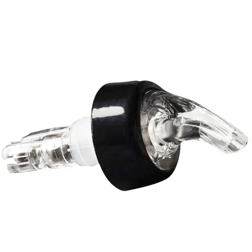 Measure Liquor Pourer, Plastic Measured Liquor Pourer Auto Measuring Shot Chamber Pourer Pour Spout Stopper for Liquor Wine