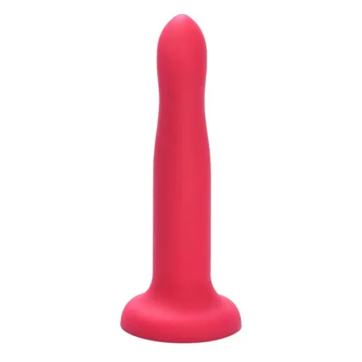 House Of Dasein Cute Jelly Silicone Soft Dildo Female G-Spot Masturbator Anal Butt Plug Adult Sex Toys Suction Cup For Women Beginner - Red