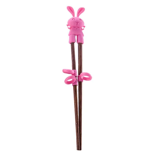 1 Pair Kids Wood Chopsticks Cartoon Children Chopsticks Learning Easy to Use Training Chopsticks for Children Kids