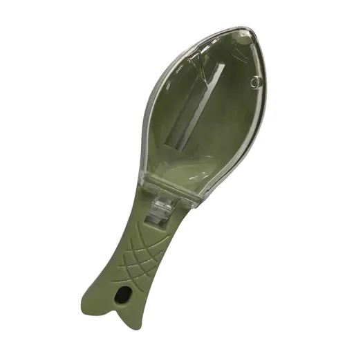 Peeler ! New Practical Fish Scale Remover Scaler Scraper Cleaner Kitchen Tool Peeler , Kitchen Peeler Promotion Include A Fish Scaler Green