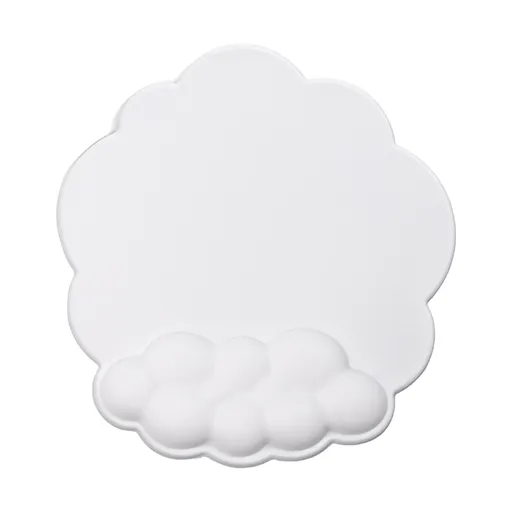 Ergonomic Mouse Pad with Wrist Support Cute Cloud Shape Wrist Pad Memory Cotton Keyboard Hand Rest Non Slip Wrist Pad Non-Slip Mousepad for Computer Laptop G
