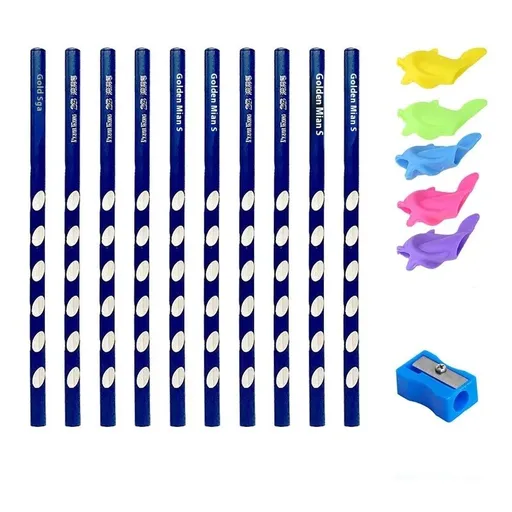 2 HB, 10Pcs Wood-Cased Pencils for Kids, Number Cute Pencils Graphite Pencils Sketch Pencils Gift Pencils Fun Pencils for Kids