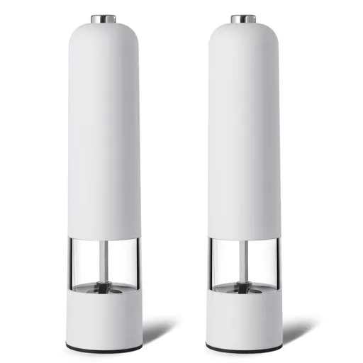Pepper Grinder Pepper Mill, Salt Grinder Refillable, Adjustable Coarseness Black Pepper Grinder, Stainless Steel Sea Salt Shaker