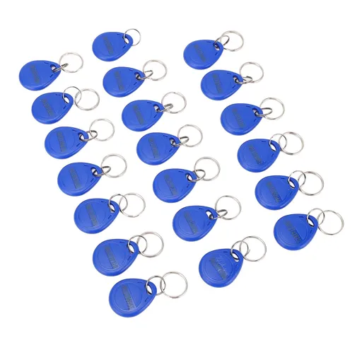 20PCS Writable Key Fob 13.56MHz Token Key Tags Keyfobs for Access Control System Elevator Attendance System