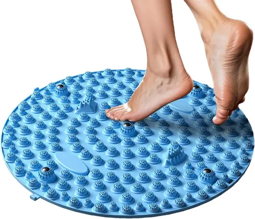 Acupressure Mat - Massage Mat - Stimulates Blood Circulation - Acupressure Improves Blood Circulation - Foot Massage Mat - Foot Relief Massage Mat - Reflexology Mat - Portable Acupoint Mat for Feet - Blue
