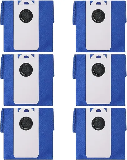 6 Pack Dust Bags or bObsweep UltraVision or UltraVision Pet Sel Empty Robot Vacuum Replacement Accessory Parts
