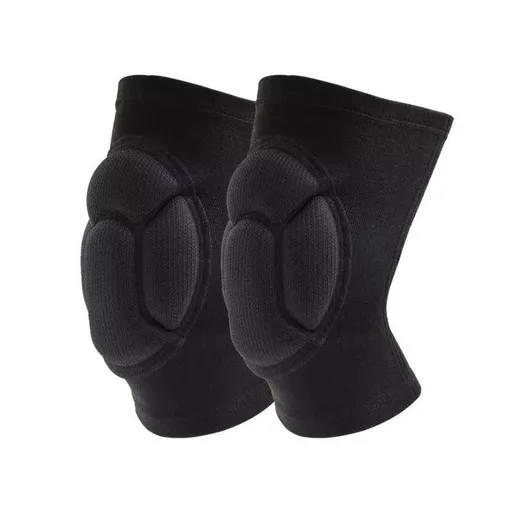 Aolikes Knee Pad Crashproof Antislip Brace Leg Sleeve Guard Protector Support - Black*1 Pair