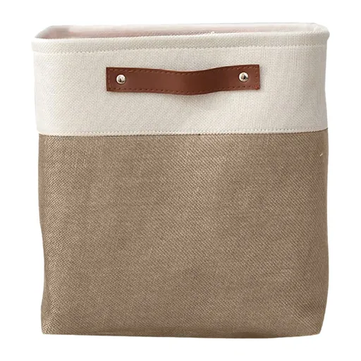 Transparent Zipper Clothing Storage Bag - Heavy-Duty Organizer for Blankets, Linen, Bed Sheets, Clothes & Pillows, Khaki, 30 x 23 x 15 cm