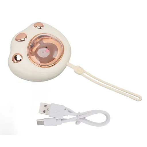 Rechargeable Hand Warmer Cat Paw 5W 5V 1A USB Charging 2 Levels Adjustable Quick Heat Hand Warmer Power Bank