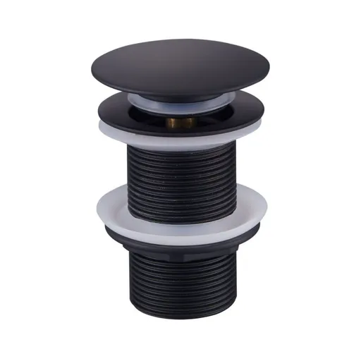 Pop up Drain, Pop up Drain Without Overflow, Universal Pop up Sink Drain, Sink Drain, Black Drain for Sink and Sink