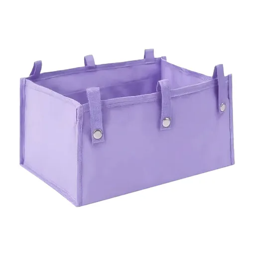1 Storage Box Large Rollator Basket Foldable Cloth Under Seat Rollator Bag Basket Carry Insert for Four Wheel Rollator for Seniors Women Men Travel Activities One Size Purple