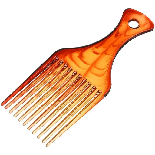 Hair pick Hair Pick Comb No Frizz Hair Lift Pick Comb for Hairstyle (Coffee),6.34"X2.56"X0.12